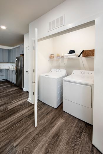 In home full size washer and dryer